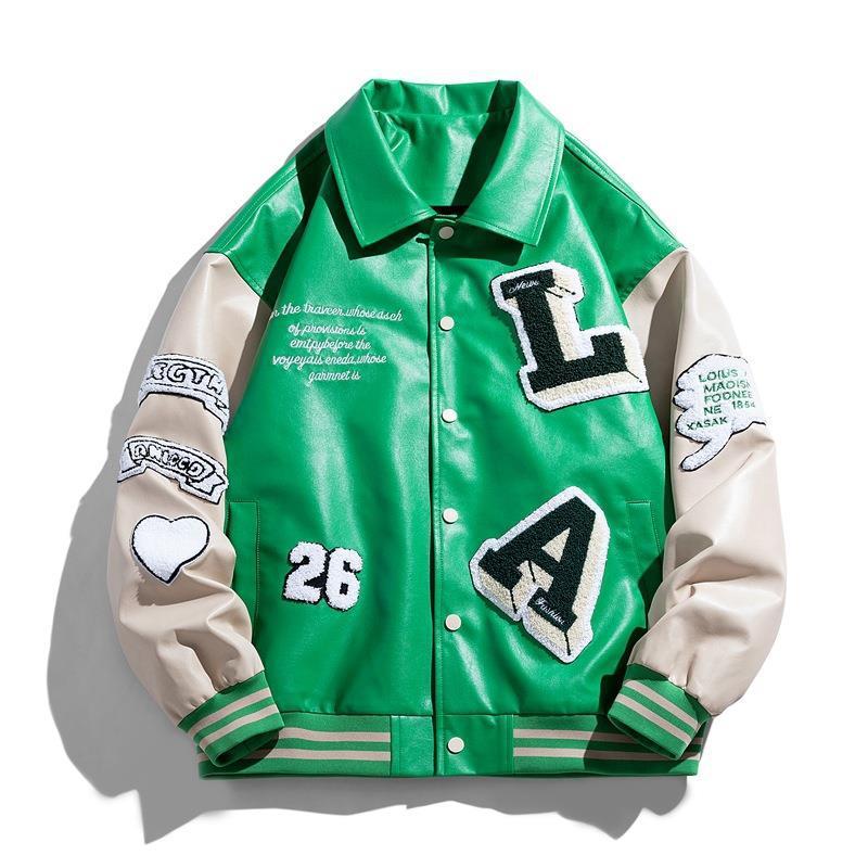 Men's Varsity Leather Jacket