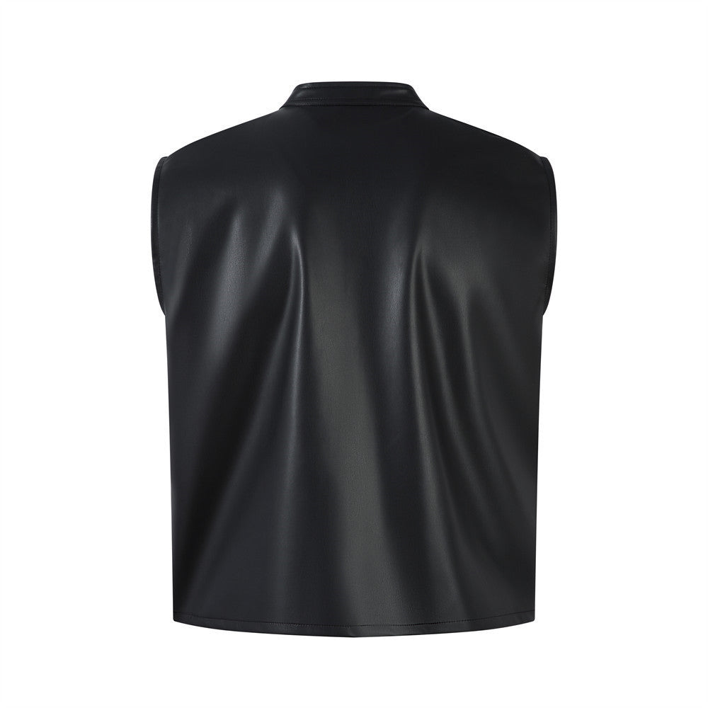Motorcycle Leather Vest
