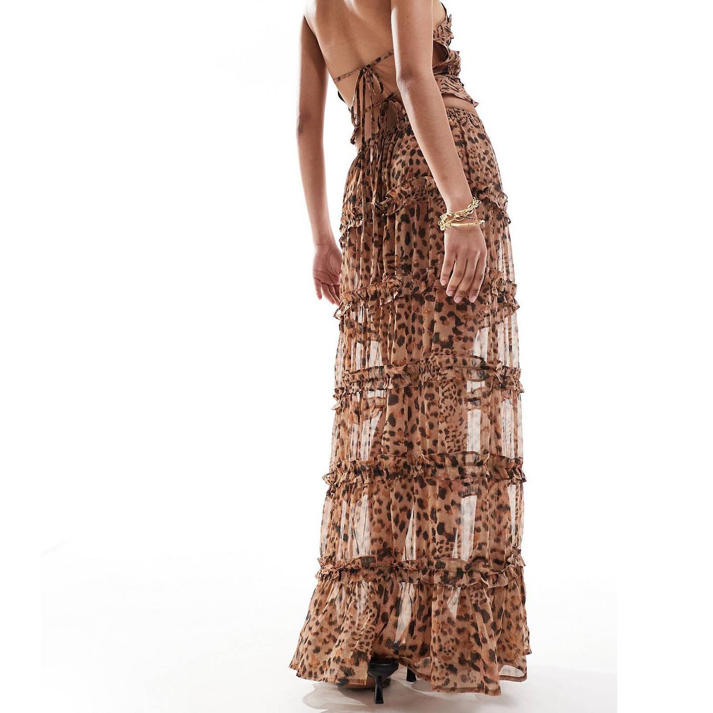 Sling Leopard Print Dress