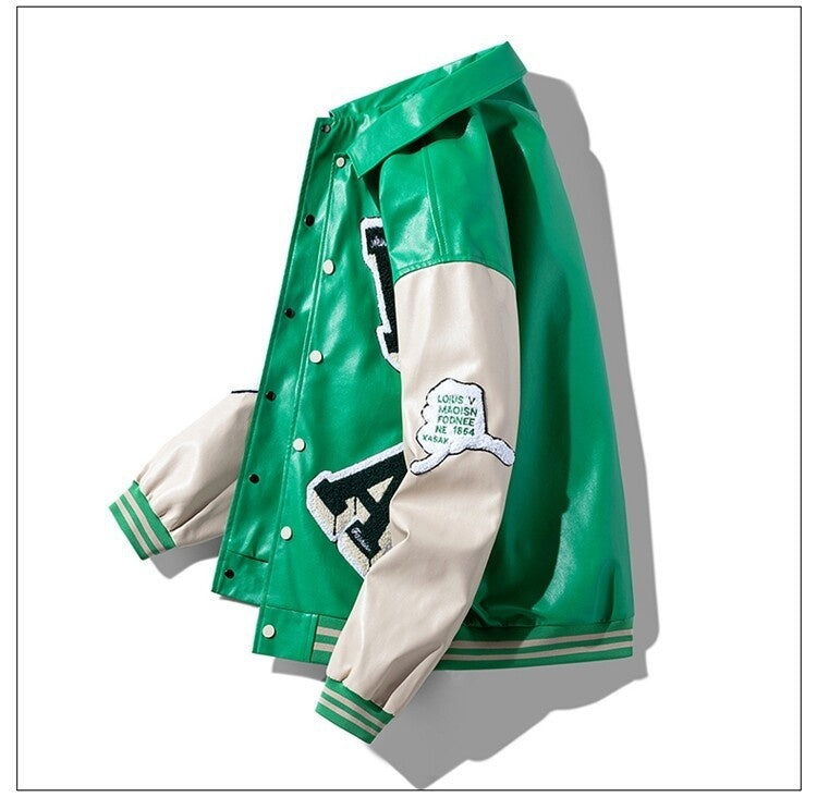 Men's Varsity Leather Jacket