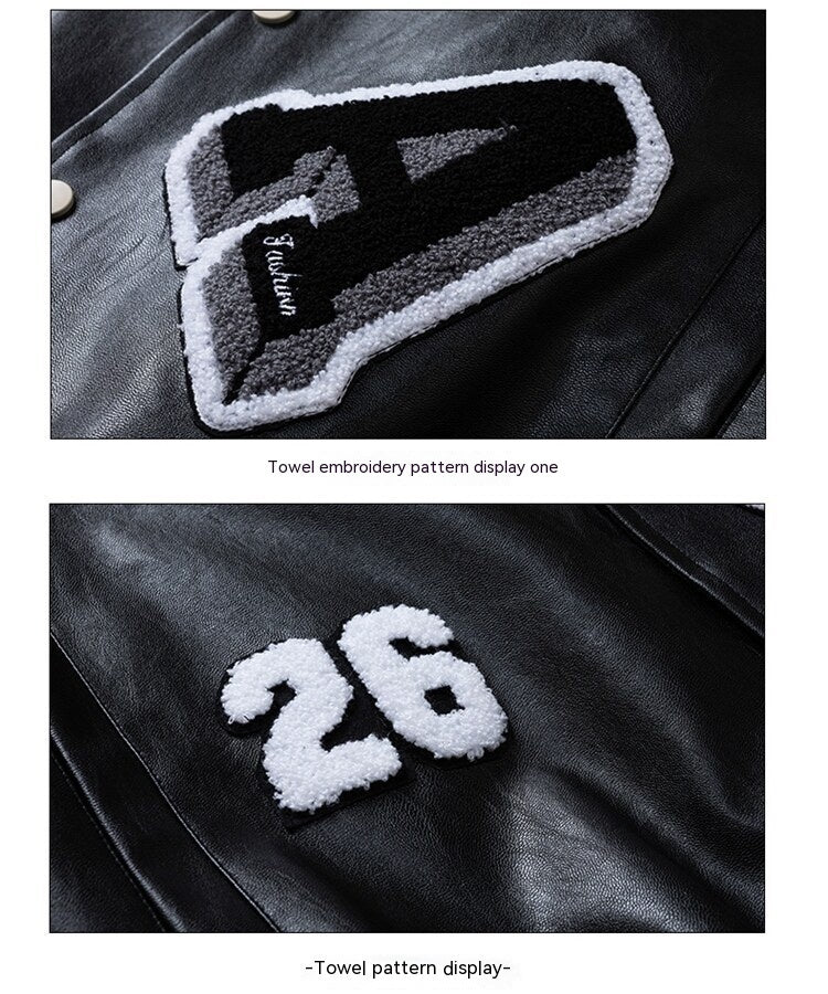 Men's Varsity Leather Jacket