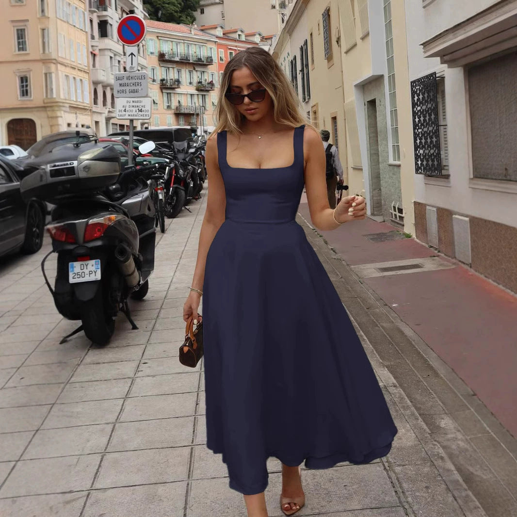 Slip Sleeveless Sling Dress