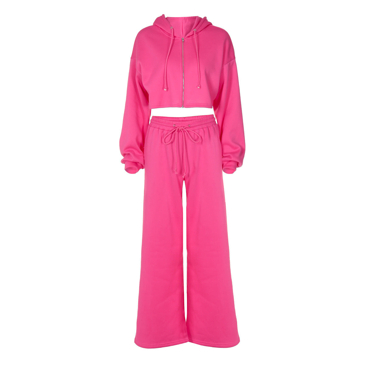 Top Slim Casual Sweat Suit