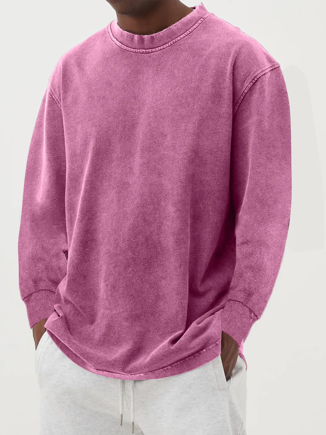 Washed Long-sleeved sweatshirts