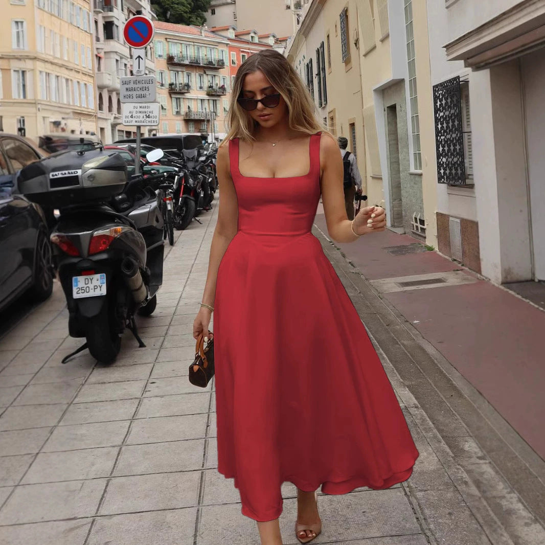 Slip Sleeveless Sling Dress