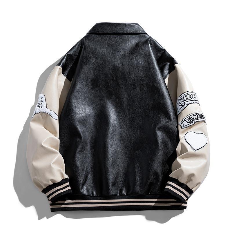 Men's Varsity Leather Jacket