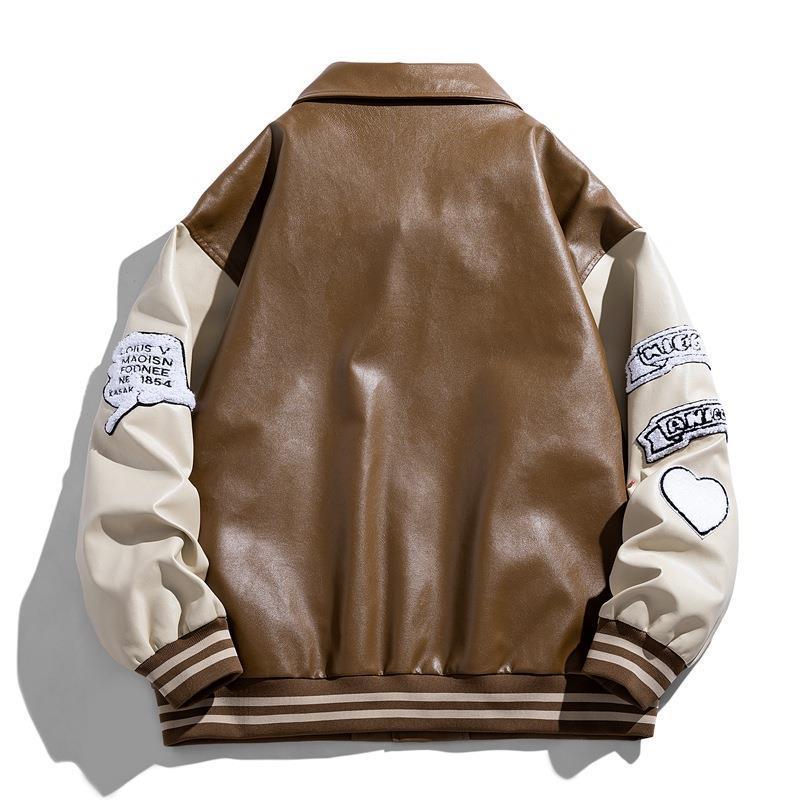 Men's Varsity Leather Jacket
