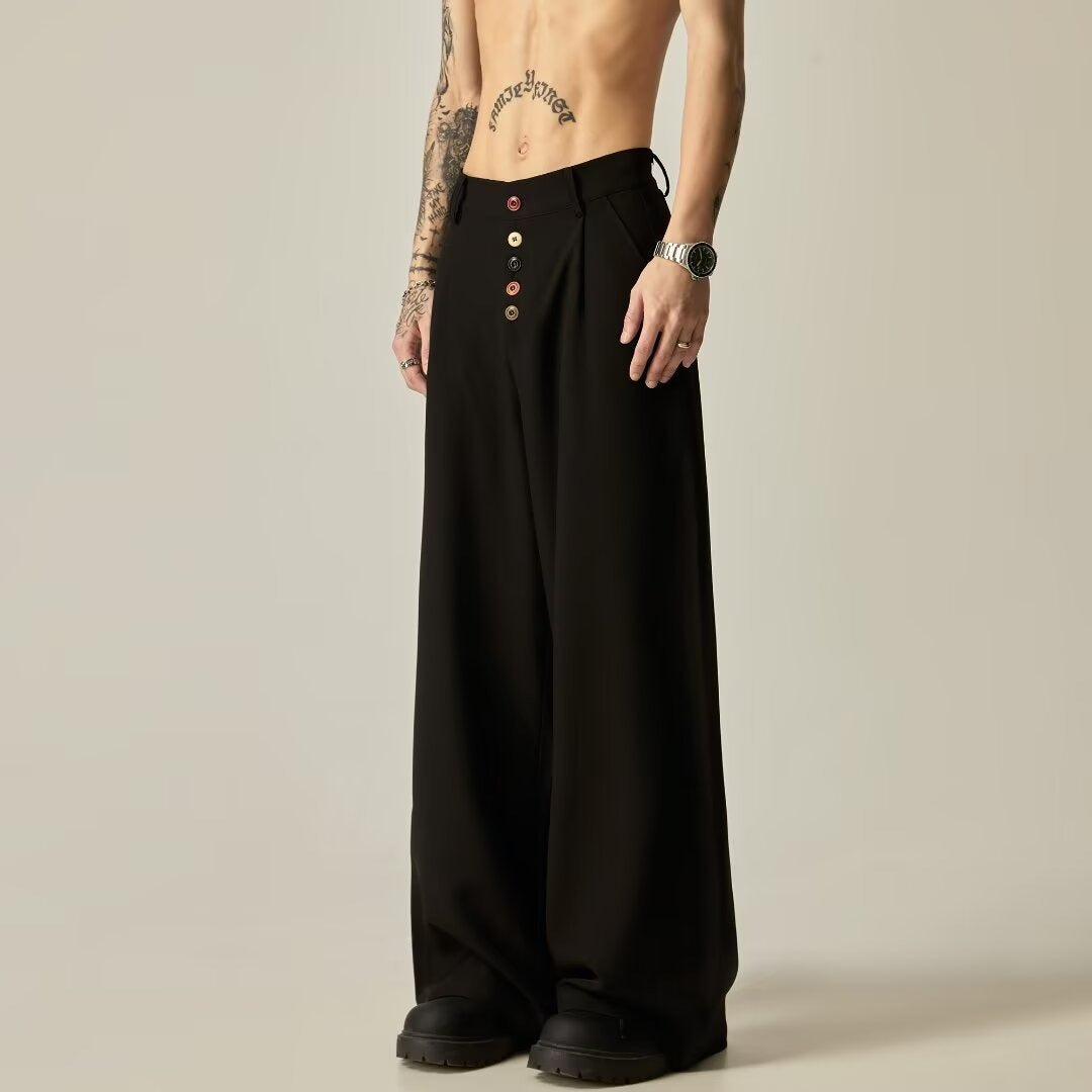 Casual Vertical Tube Trouser
