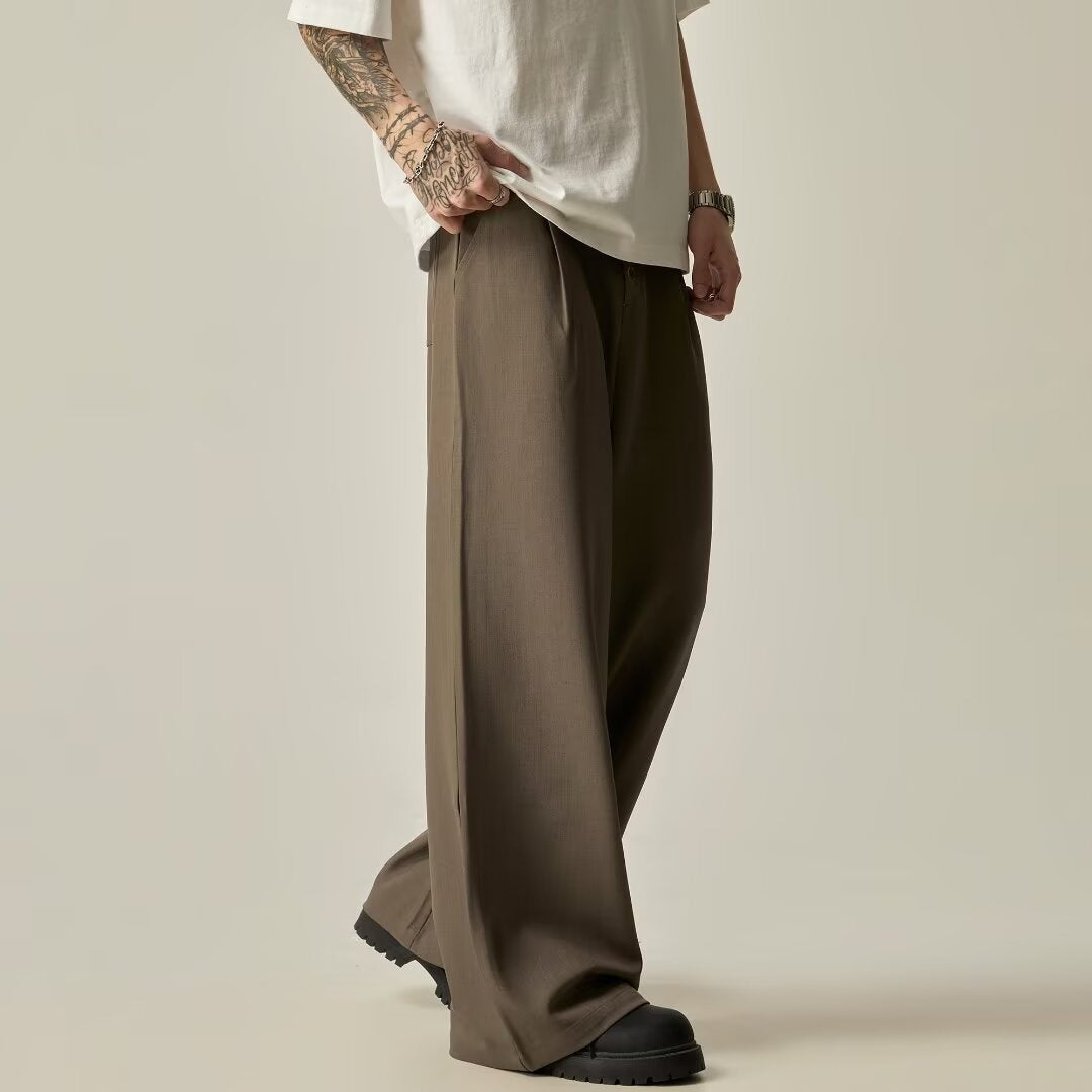 Casual Vertical Tube Trouser