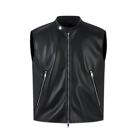 Motorcycle Leather Vest