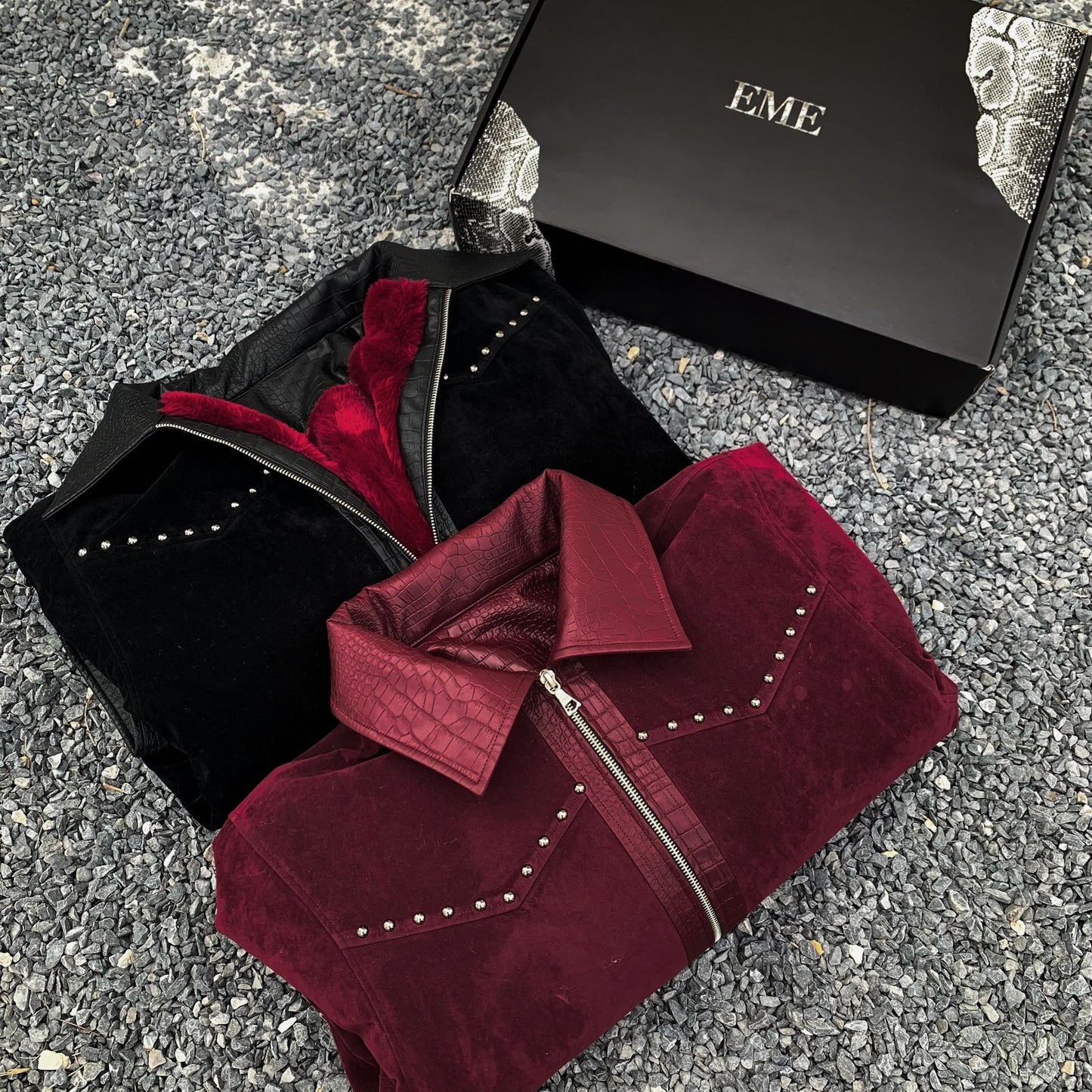 Leather Patchwork Jacket