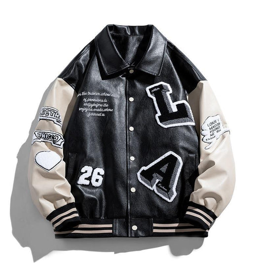Men's Varsity Leather Jacket