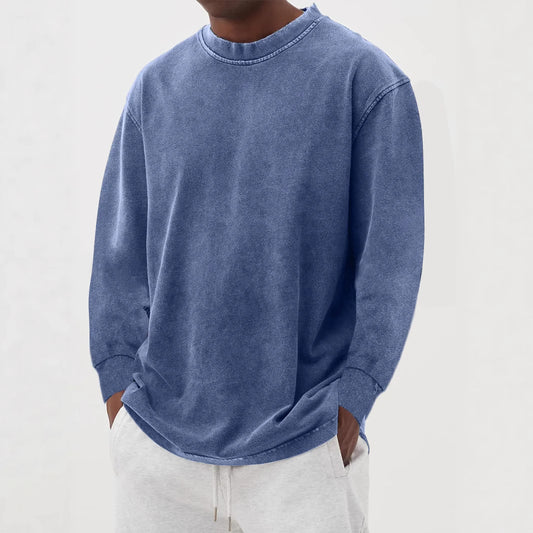 Washed Long-sleeved sweatshirts
