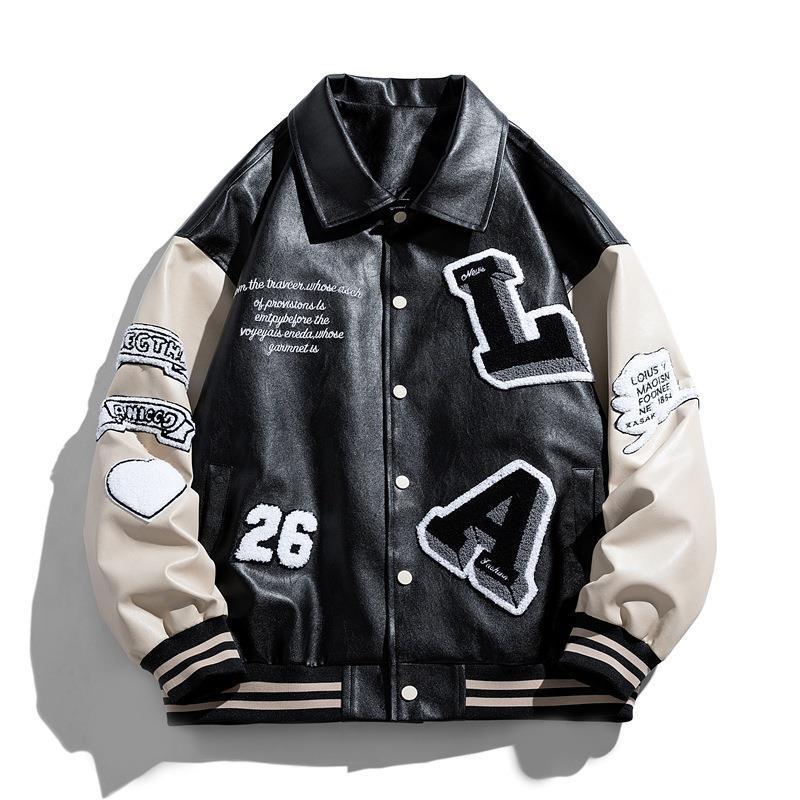 Men's Varsity Leather Jacket