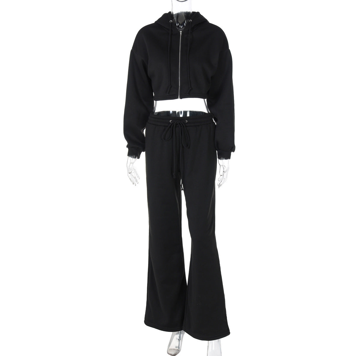 Top Slim Casual Sweat Suit