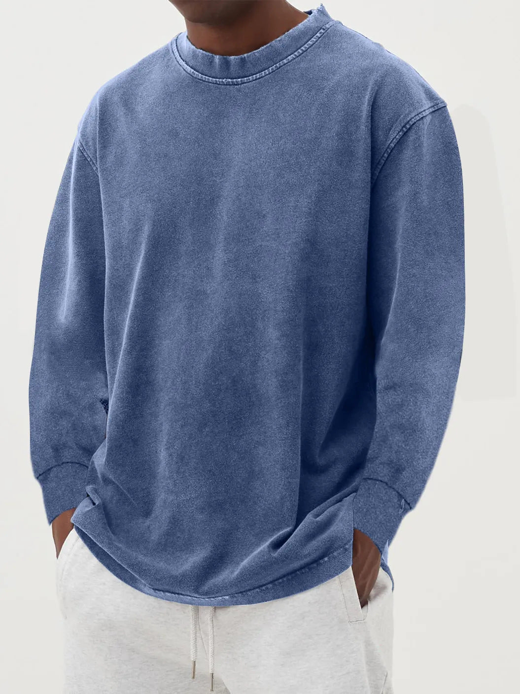 Washed Long-sleeved sweatshirts